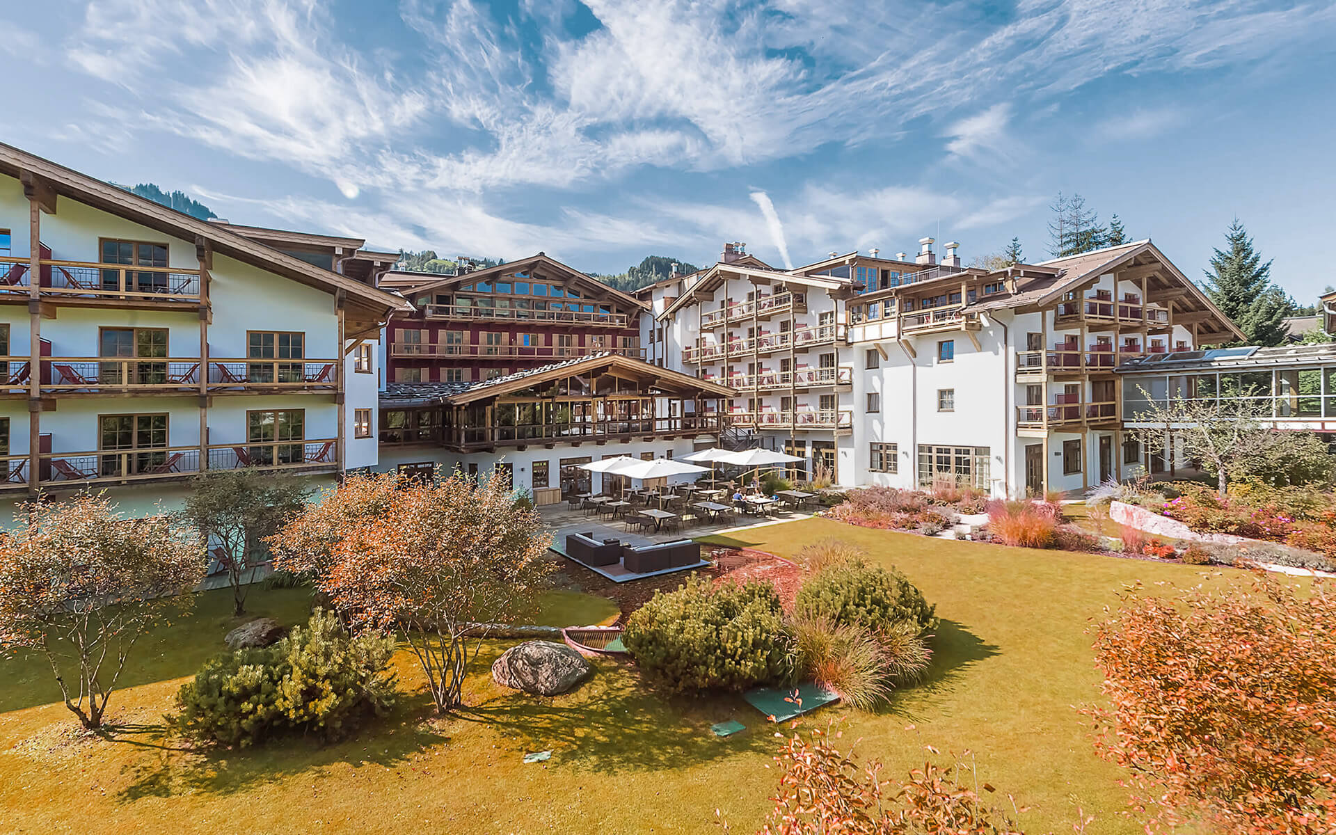 Das Hotel Kitzhof von außen