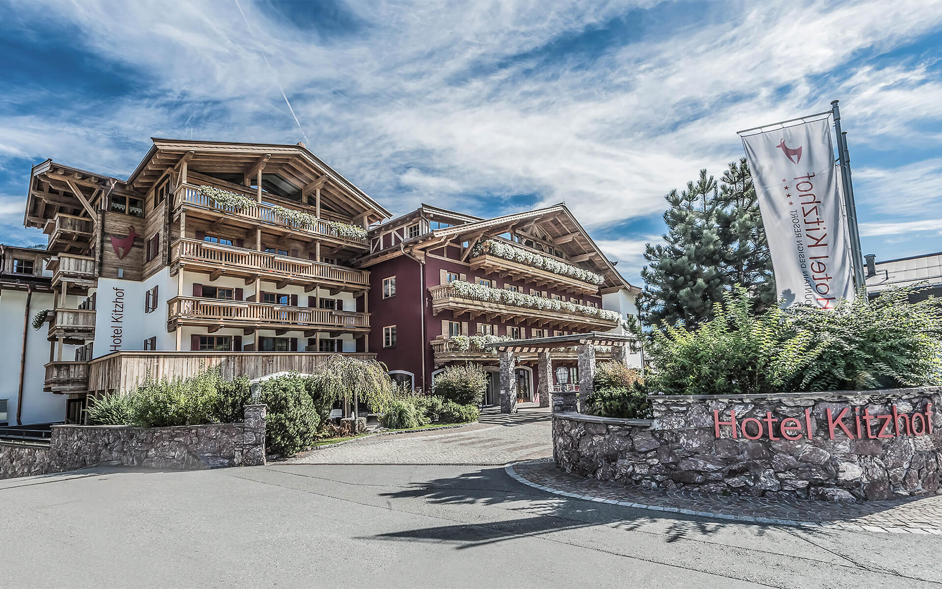 Das Hotel Kitzhof von außen